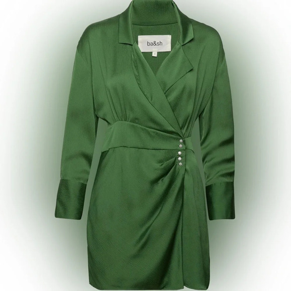 ba&sh
Falla Faux Wrap Mini Dress
Size 1 (ba&sh sizing) small - Picture 2 of 13